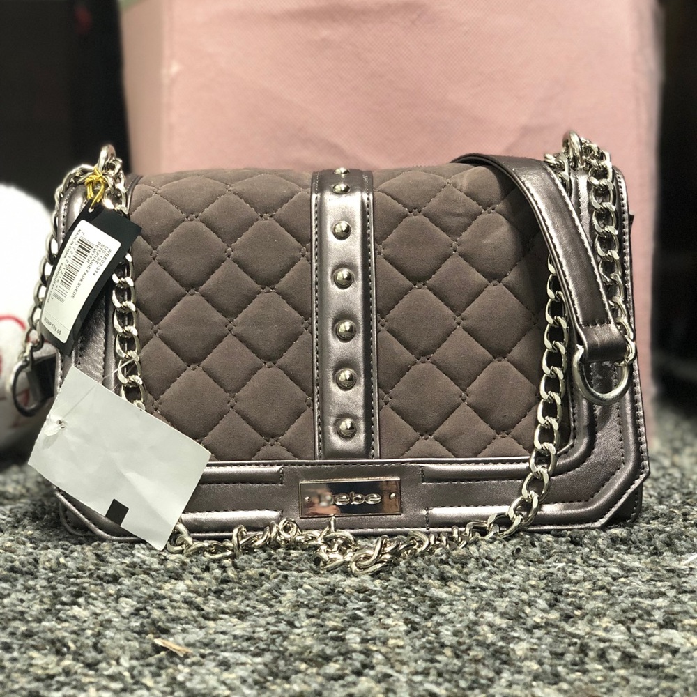 BEBE quilted crossbody bag